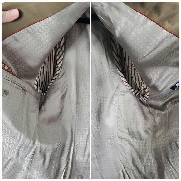 MICHAEL MICHAEL KORS Light Brown Wool Three Button Sports Coat 42 - Picture 13 of 16